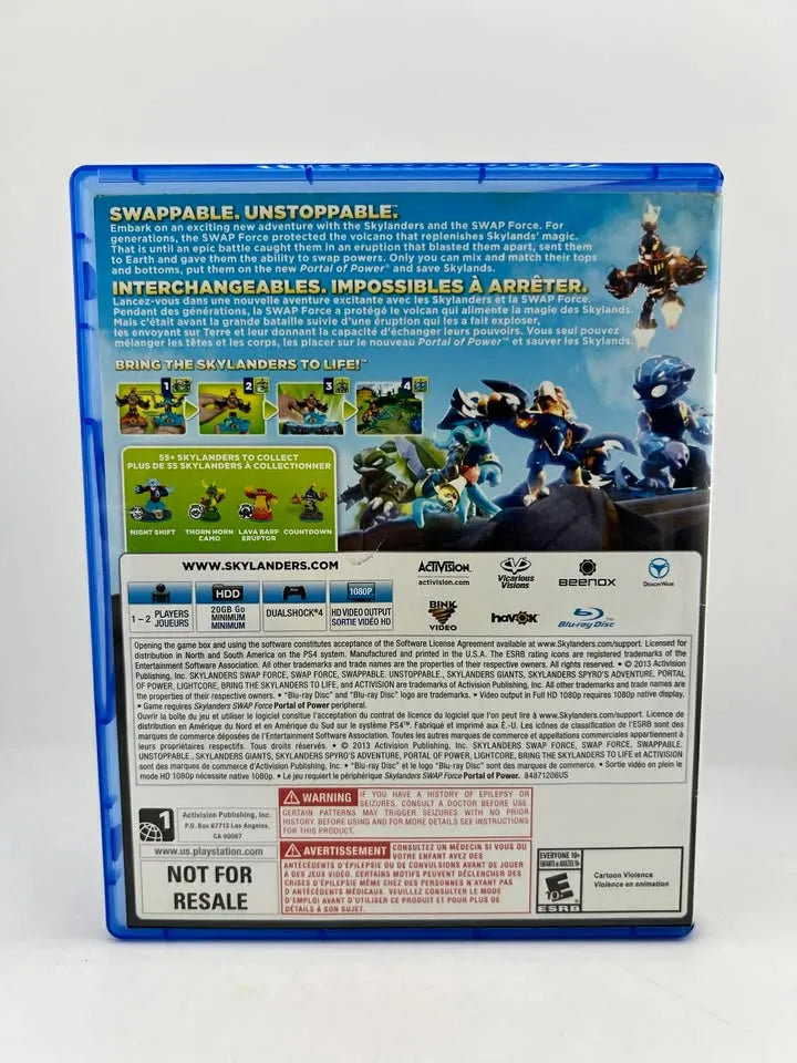 Skylanders Swap Force Playstation 4 PS4