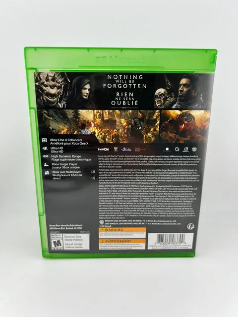 Middle Earth: Shadow of War Xbox One Xone