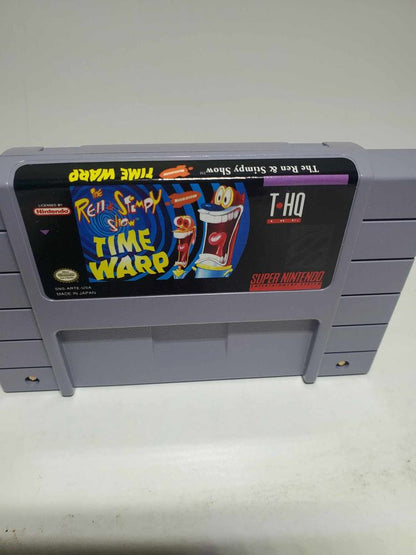 THE REN AND STIMPY SHOW: TIME WARP EN BOITE SUPER NINTENDO SNES - jeux video game-x