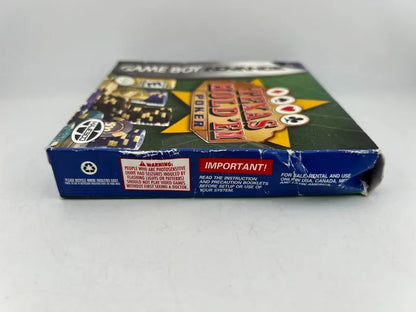 Texas Hold Em Poker Game Boy Advance GBA