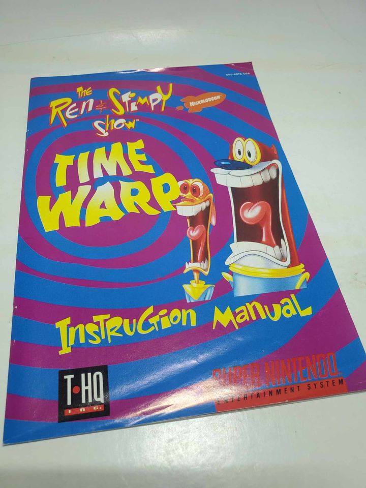 THE REN AND STIMPY SHOW: TIME WARP EN BOITE SUPER NINTENDO SNES - jeux video game-x