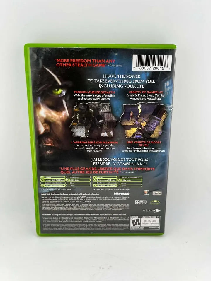 Thief: Deadly Shadows Xbox