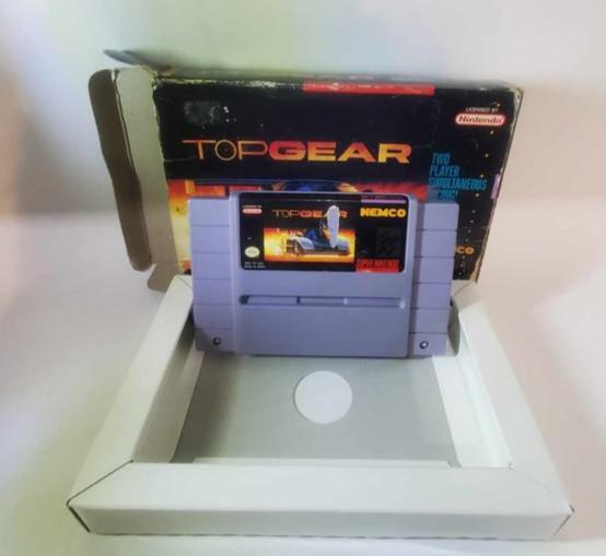 TOP GEAR EN BOITE SUPER NINTENDO SNES - jeux video game-x