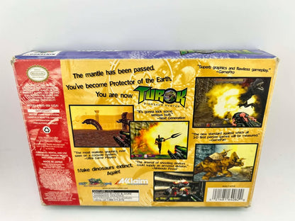 Turok Dinosaur Hunter en caja para Nintendo 64 (N64)