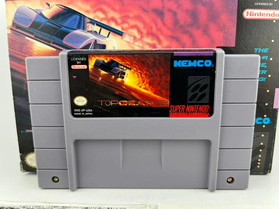 Top Gear 2 Super Nintendo Snes
