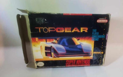 TOP GEAR EN BOITE SUPER NINTENDO SNES - jeux video game-x