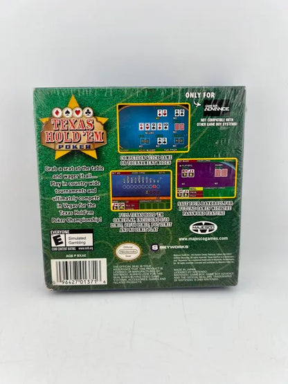 Texas Hold Em Poker Game Boy Advance GBA