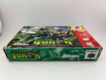 Turok Dinosaur Hunter en caja para Nintendo 64 (N64)
