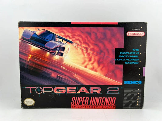 Top Gear 2 Super Nintendo Snes