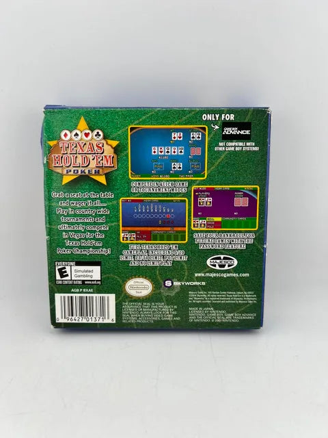 Texas Hold Em Poker Game Boy Advance GBA