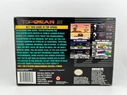 Top Gear 2 Super Nintendo Snes