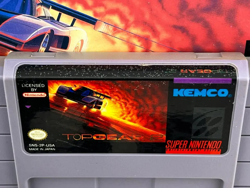 Top Gear 2 Super Nintendo Snes