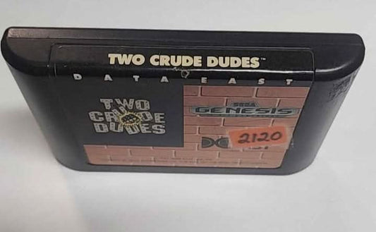 TWO CRUDE DUDES SEGA GENESIS SG data east