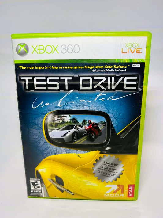 TEST DRIVE UNLIMITED TDU XBOX 360 X360 - jeux video game-x