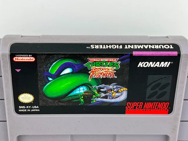 Teenage Mutant Ninja Turtles Tournament Fighters Super Nintendo Snes