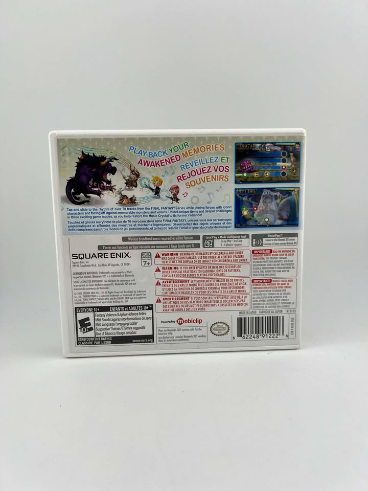 Theatrhythm Final Fantasy Nintendo 3DS