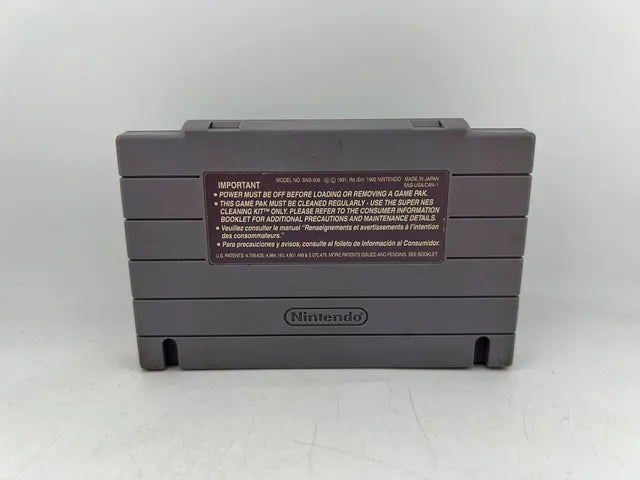 Teenage Mutant Ninja Turtles Tournament Fighters Super Nintendo Snes