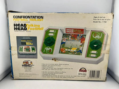 Console Head to Head Talking Football Electronic Game Tiger Electronics