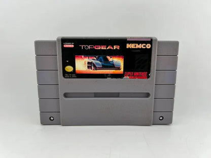 Top Gear Super Nintendo Snes
