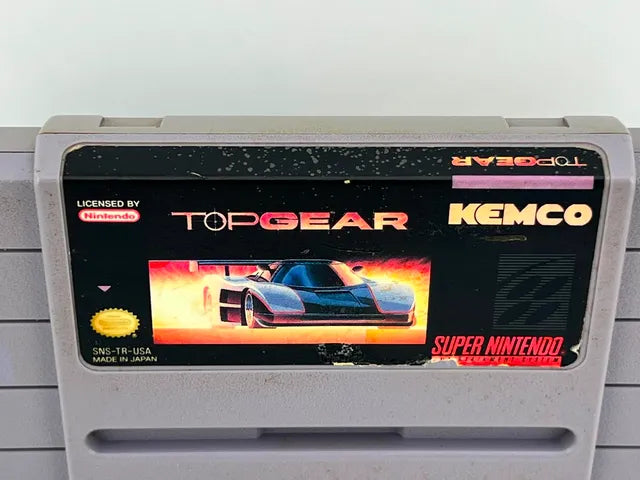 Top Gear Super Nintendo Snes