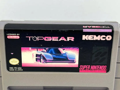 Top Gear Super Nintendo Snes