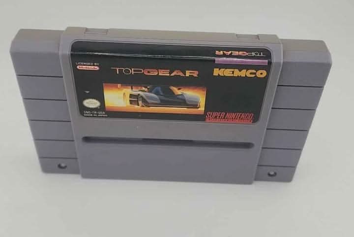 Top Gear Super Nintendo Snes Kemco