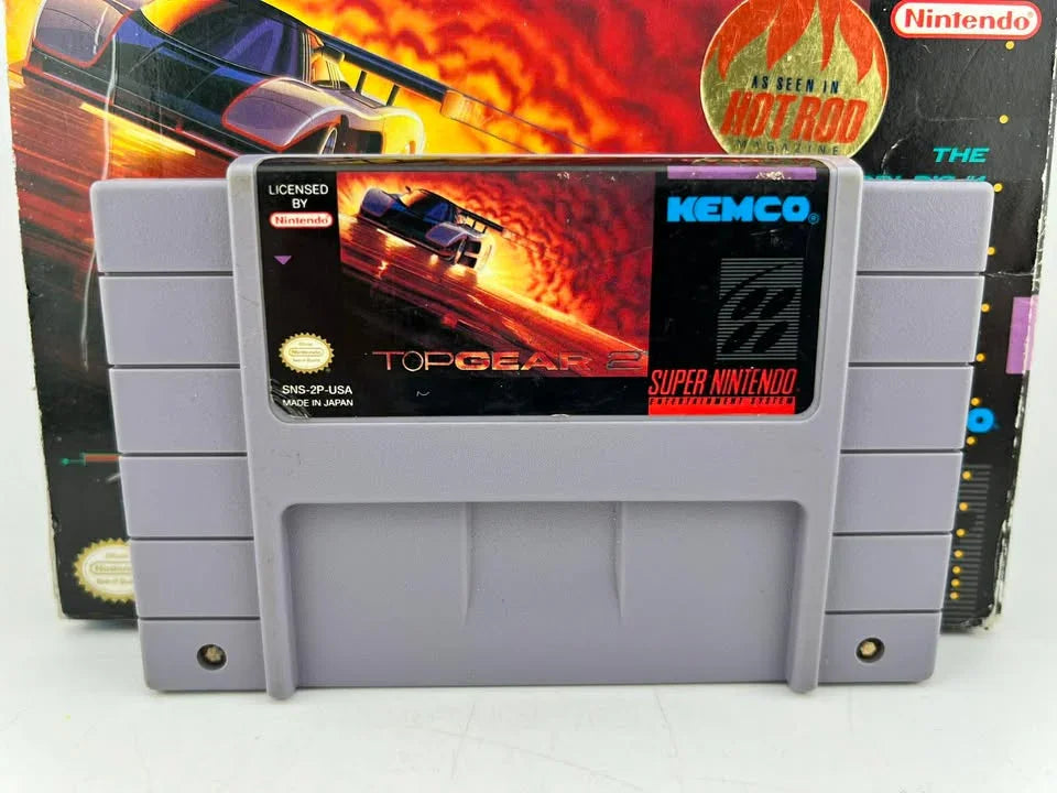 Top Gear 2 Super Nintendo Snes
