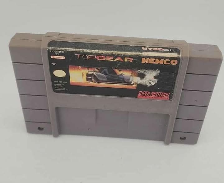 Top Gear Super Nintendo Snes Kemco