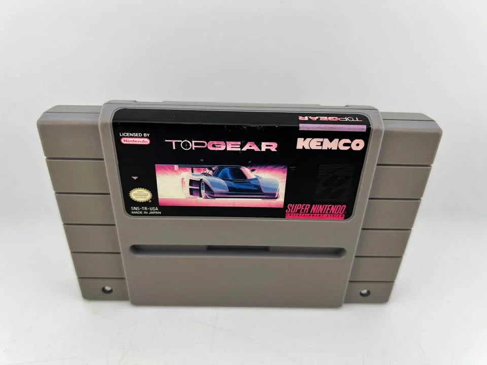 Top Gear Super Nintendo Snes