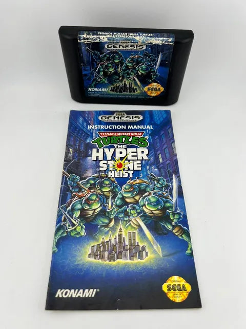 Teenage Mutant Ninja Turtles Hyperstone Heist Sega Genesis SG