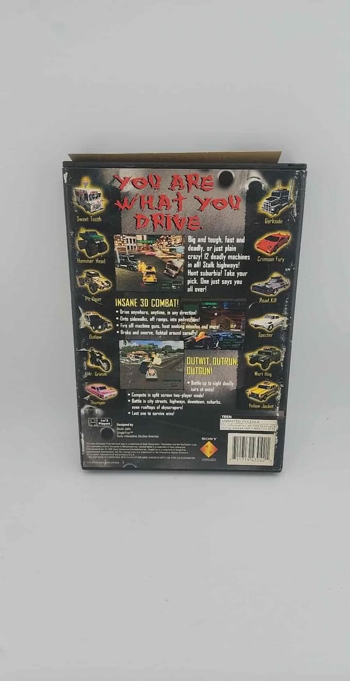 Twisted Metal Long Box Playstation PS1 sony