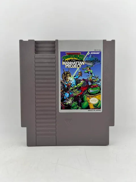 Teenage Mutant Ninja Turtles III 3 The Manhattan Project Nintendo NES
