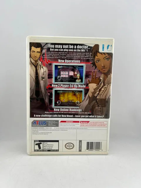 Trauma Center New Blood Nintendo Wii