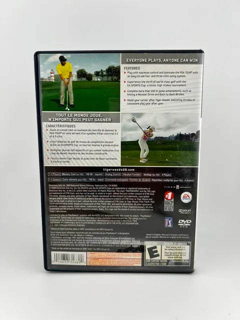 Tiger Woods PGA Tour 09 Playstation 2 PS2