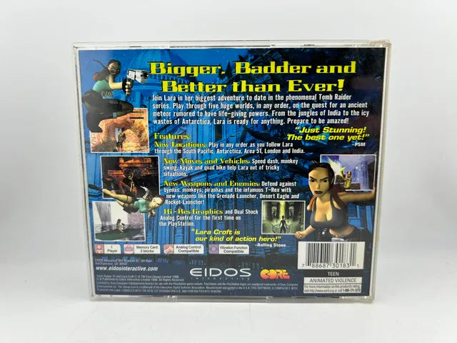 Tomb Raider III 3 Playstation PS1