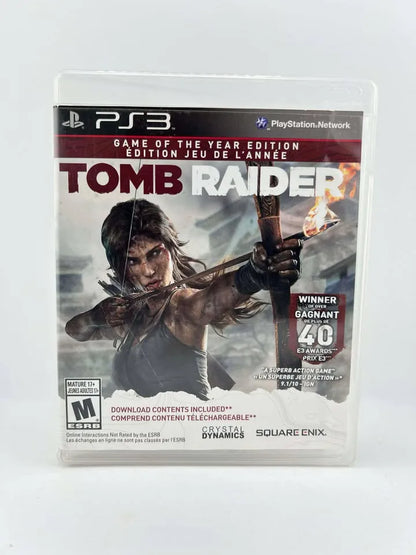 Tomb Raider Game of the Year Playstation 3 PS3