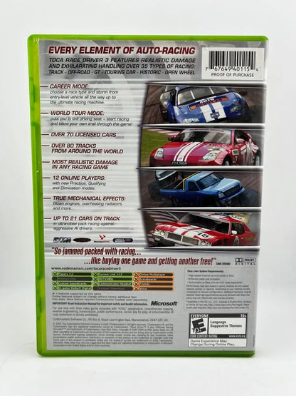 TOCA RACE DRIVER 3 XBOX