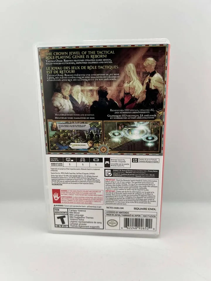 Tactics Ogre: Reborn Nintendo Switch