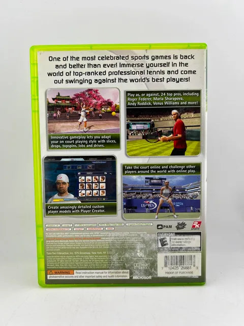 Top Spin 2 Xbox 360 X360