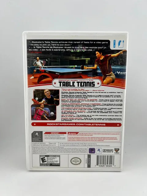 Table Tennis Nintendo WII