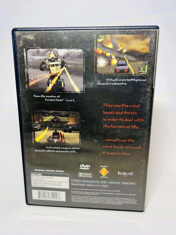 TWISTED METAL BLACK PLAYSTATION 2 PS2 - jeux video game-x