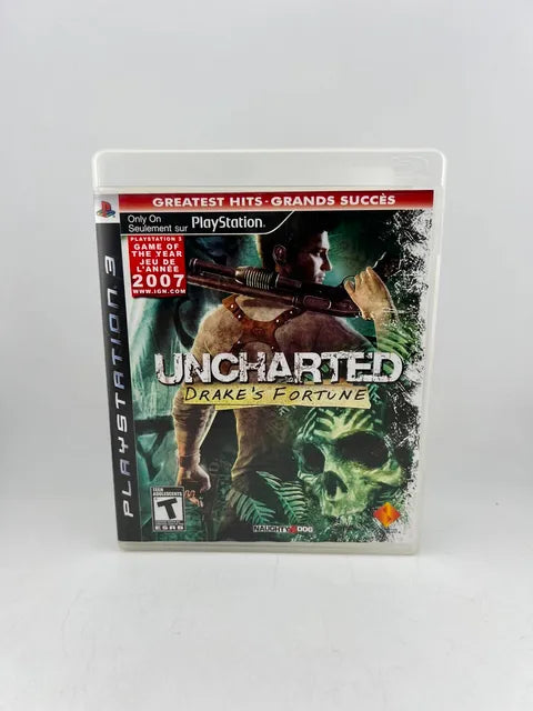 Uncharted Drake's Fortune Game of the Year Not for Resale Playstation 3 PS3
