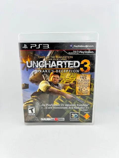 Uncharted 3 : Drake's Deception Game Of The Year Goty Playstation 3 Ps3