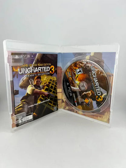Uncharted 3 : Drake's Deception Game Of The Year Goty Playstation 3 Ps3
