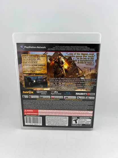 Uncharted 3 : Drake's Deception Game Of The Year Goty Playstation 3 Ps3