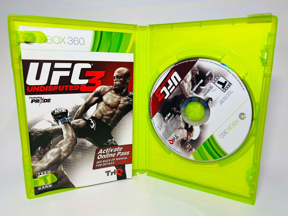 UFC UNDISPUTED 3 (XBOX 360 X360) - jeux video game-x