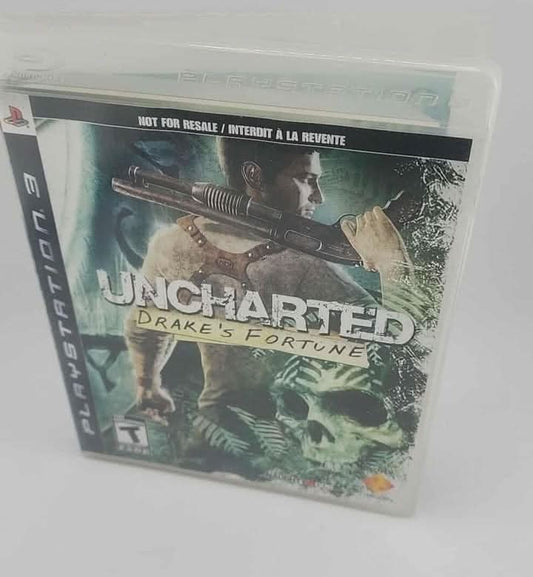 Uncharted Drake's Fortune Not for Resale Playstation 3 PS3 Naughty Dog