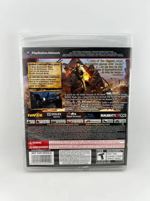 Uncharted 3 : Drake's Deception Game Of The Year Playstation 3 Ps3