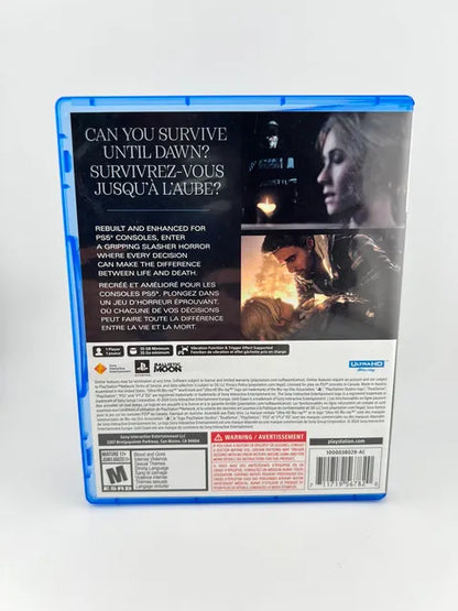 Until Dawn Playstation 5 PS5