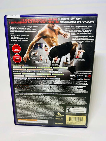 UFC PERSONAL TRAINER: THE ULTIMATE FITNESS SYSTEM (XBOX 360 X360) - jeux video game-x